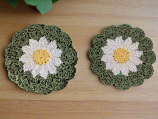 Daisy Coasters Floral House Warming Flower Coaster